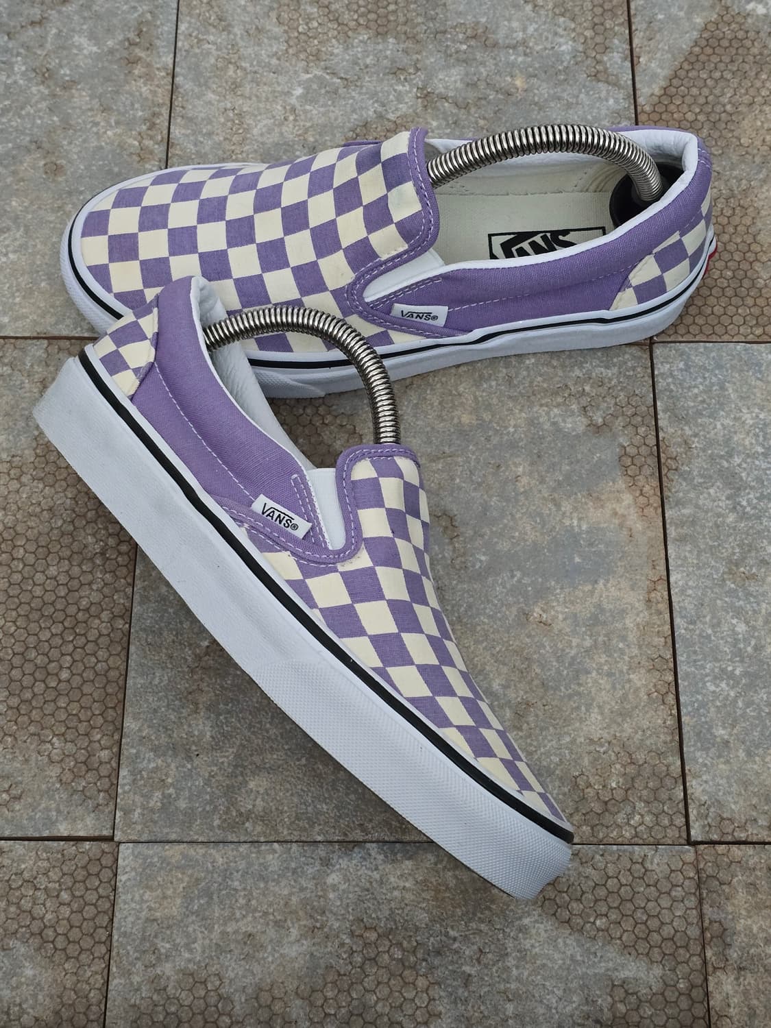 (235)반스 체커보드 슬립온 바이올렛 상품이미지7