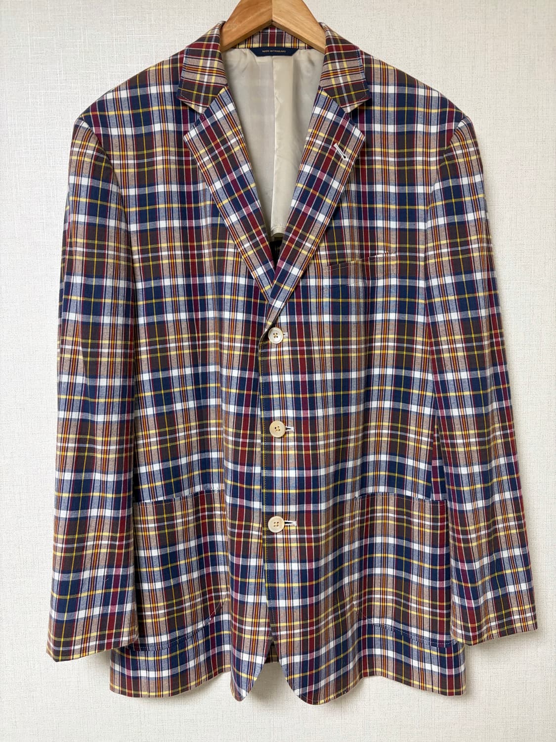 브룩스브라더스 마드라스 3b 스포츠 자켓  상품이미지1