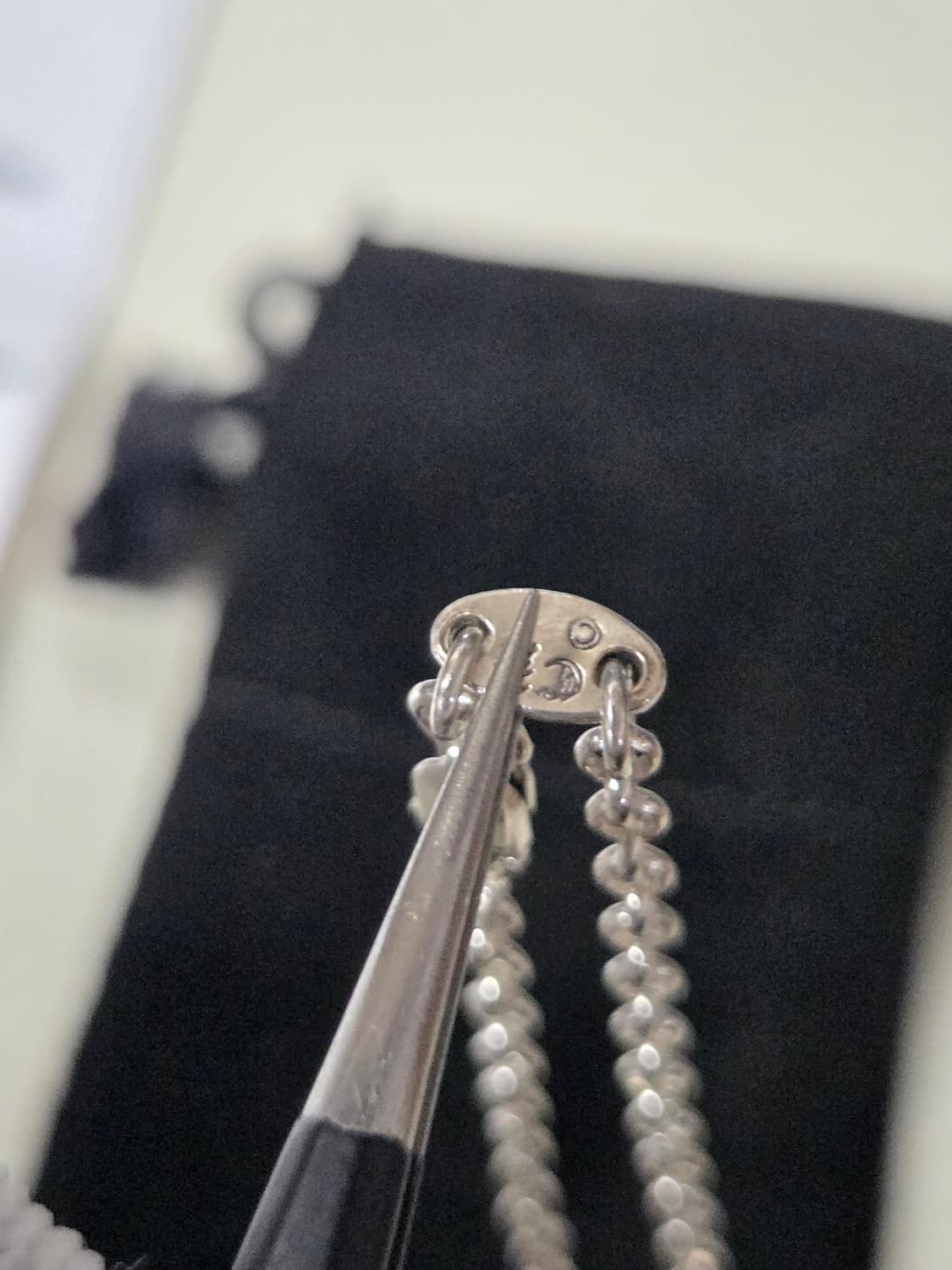 크롬하츠 세이프티핀 파베오리지널 일체형 상품이미지6