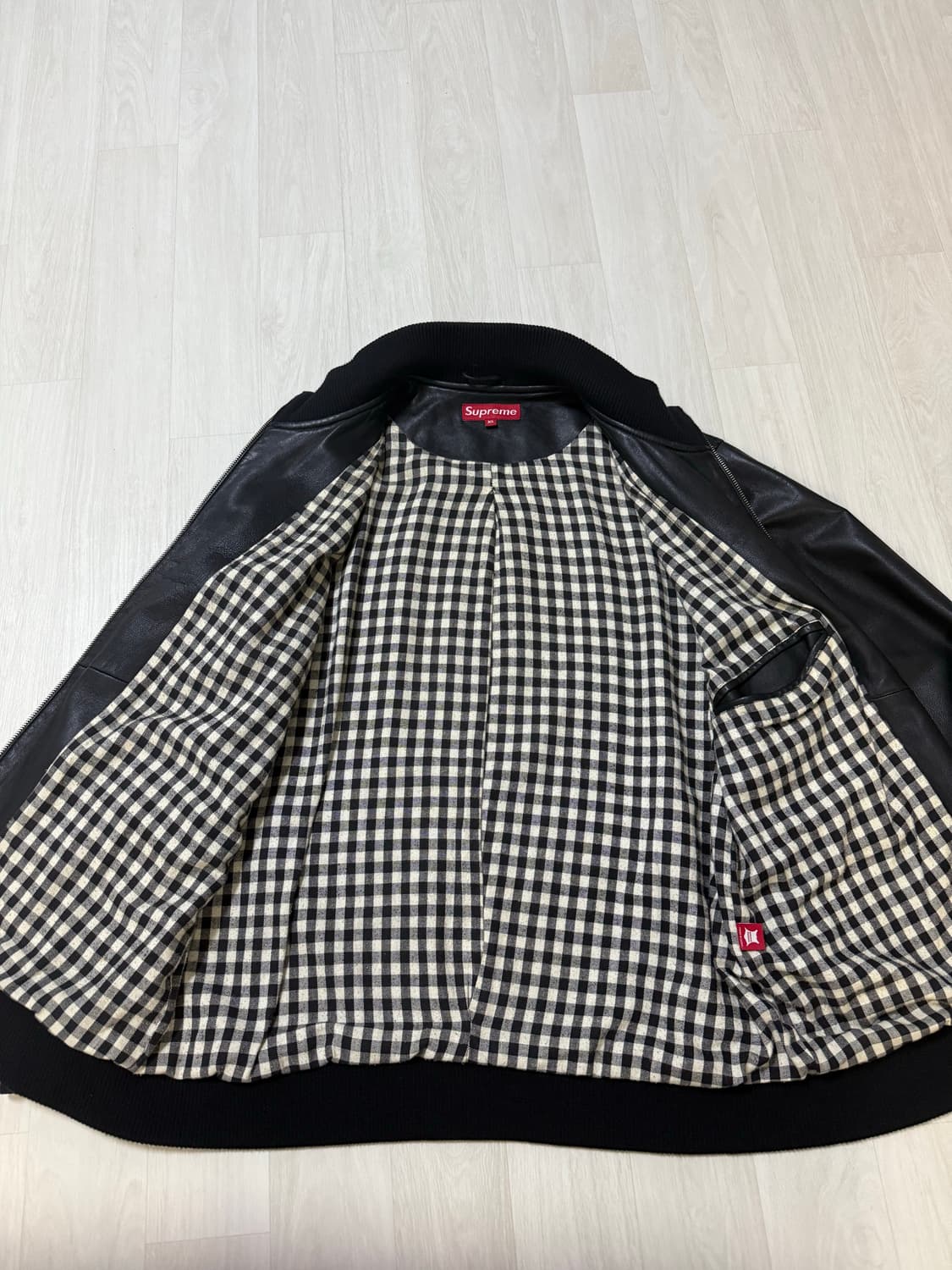 06시즌 슈프림 레더 자켓 상품이미지6