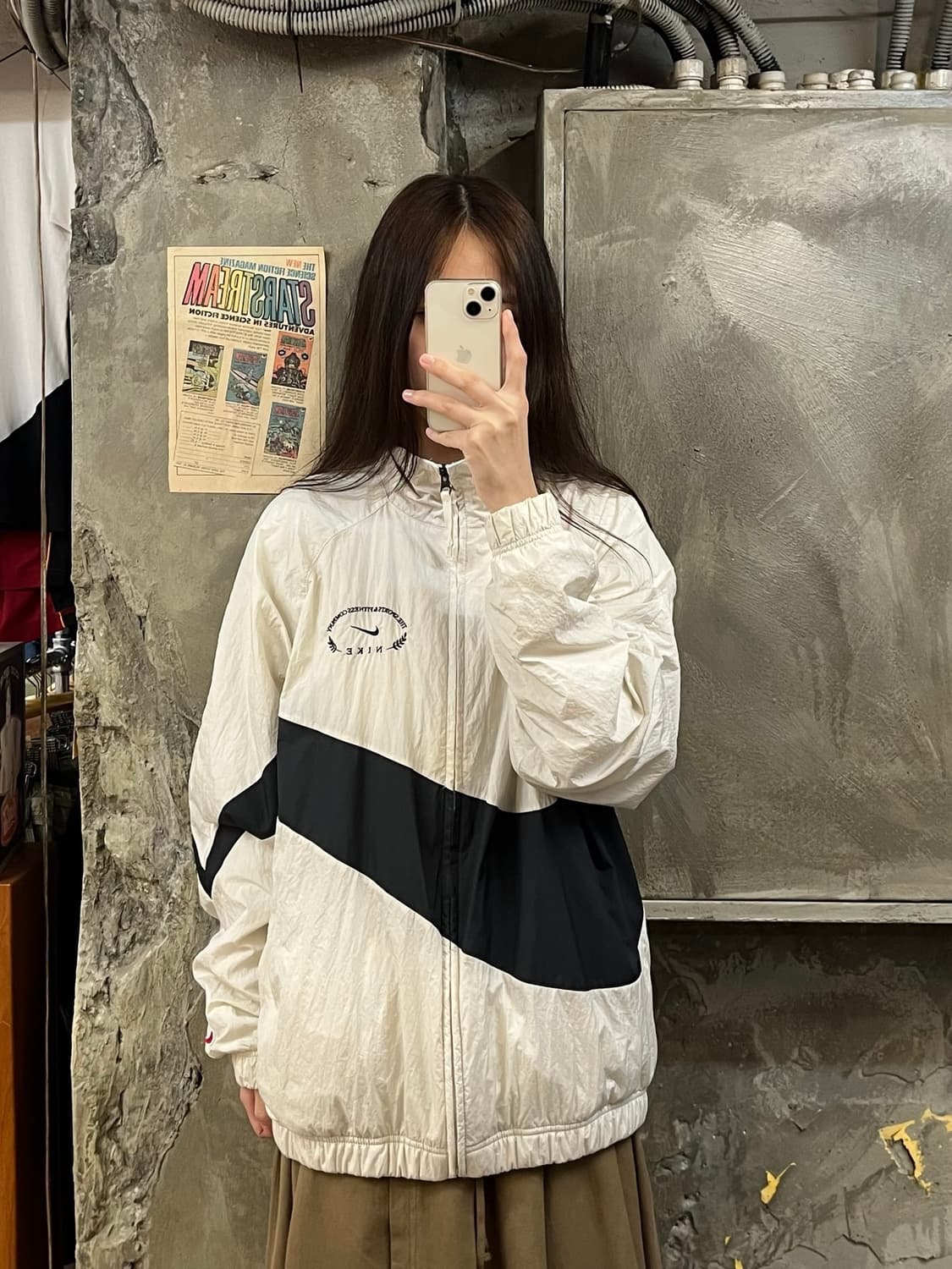 나이키 바람막이 화이트 L #csz665 상품이미지2