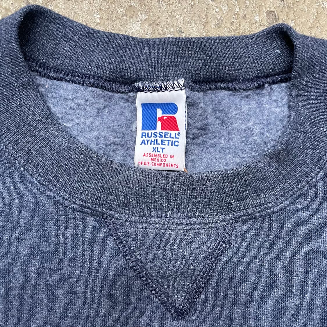 90‘s 러셀 플레인 스웻셔츠 XLT 상품이미지5