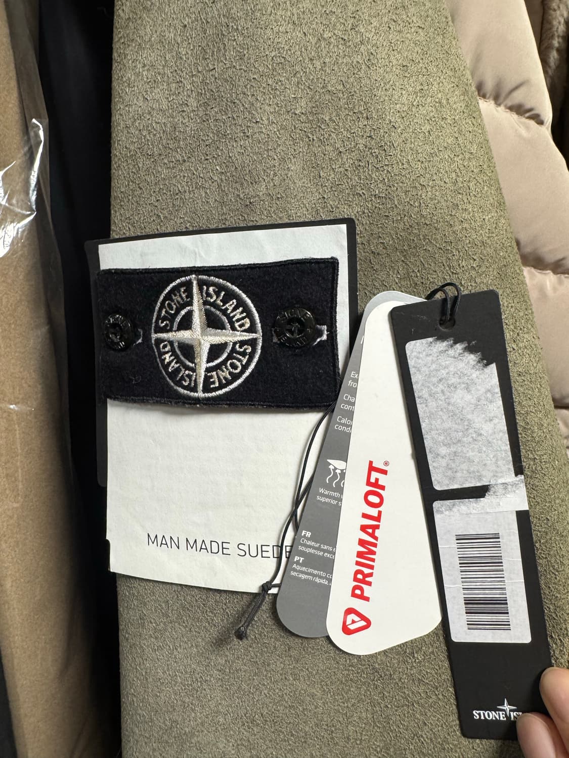 스톤아일랜드 맨메이드 스웨이드 M(100-105) 택보유 상품이미지3