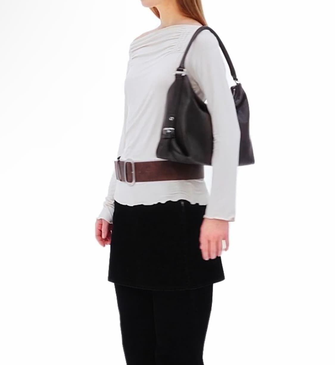 스탠드오일 머쉬백 마론 숄더백 브라운  상품이미지1