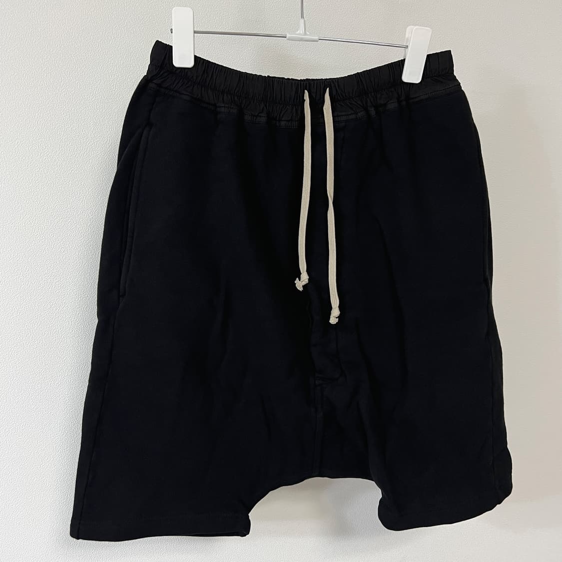 릭오웬스 15FW 다크쉐도우 드로우스트링 Pods 스웻쇼츠 반바지 상품이미지3