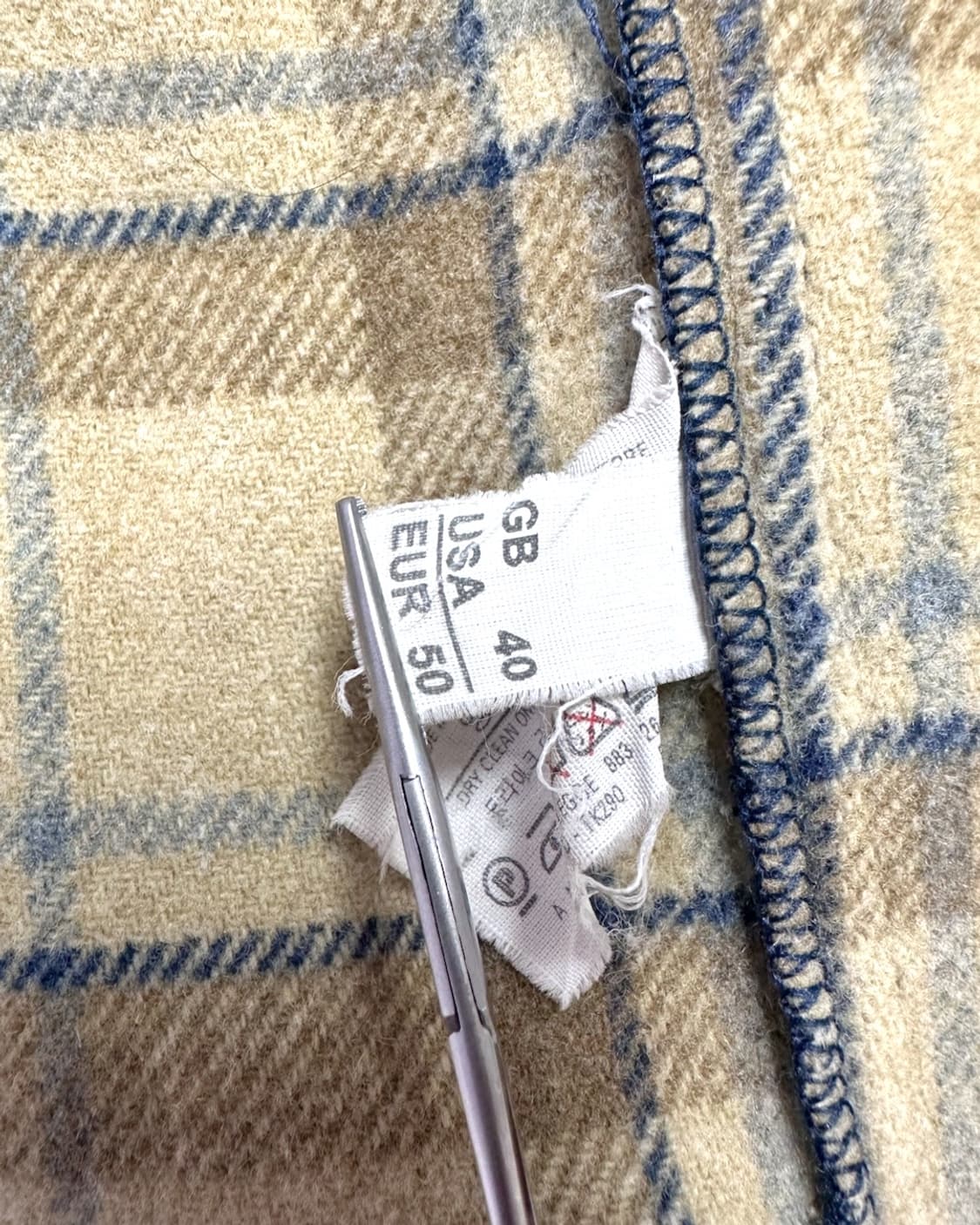 90s 글로버올 울 후드 더플코트 상품이미지7