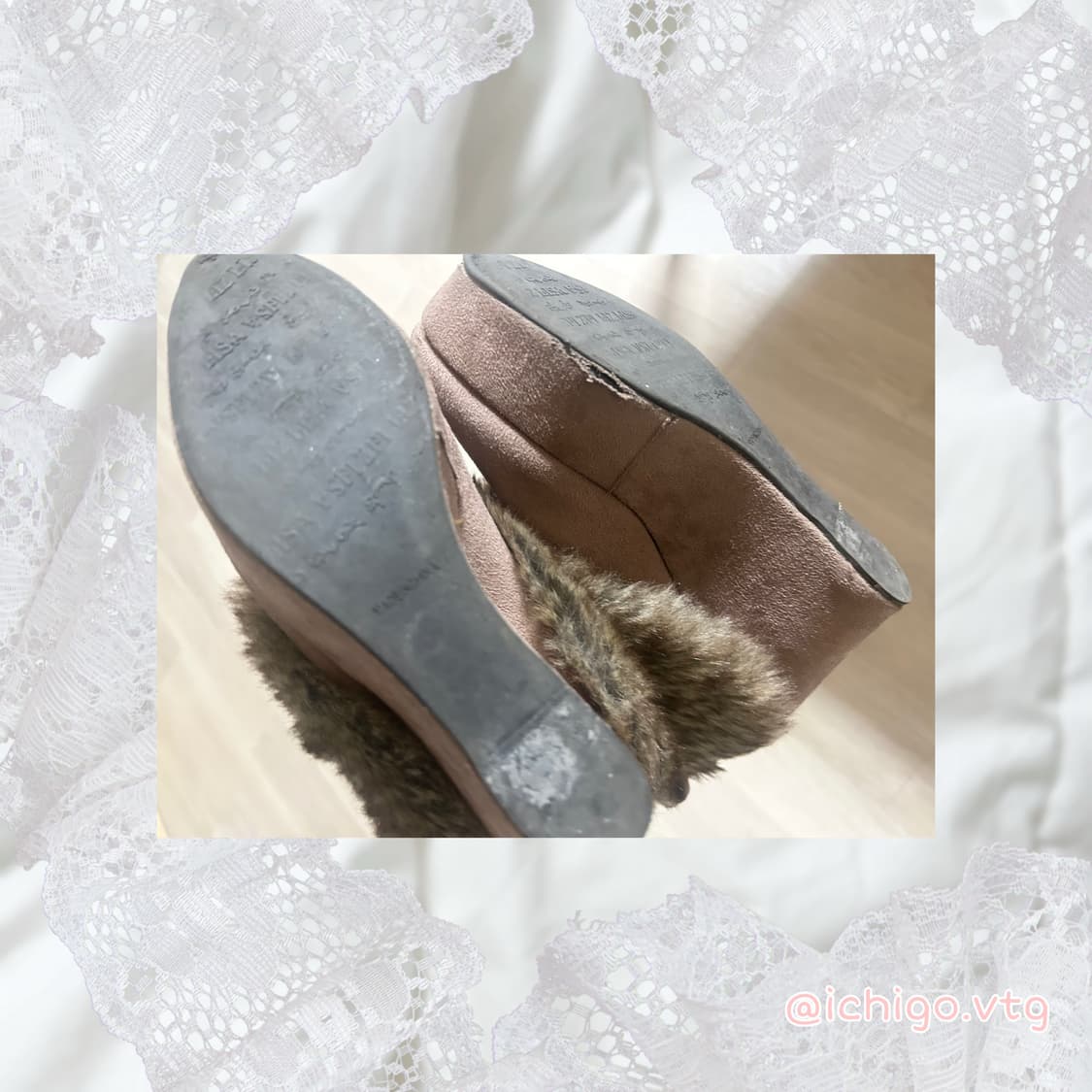 리즈리사 퍼 리본 부츠 히메갸루라떼갸루 상품이미지6