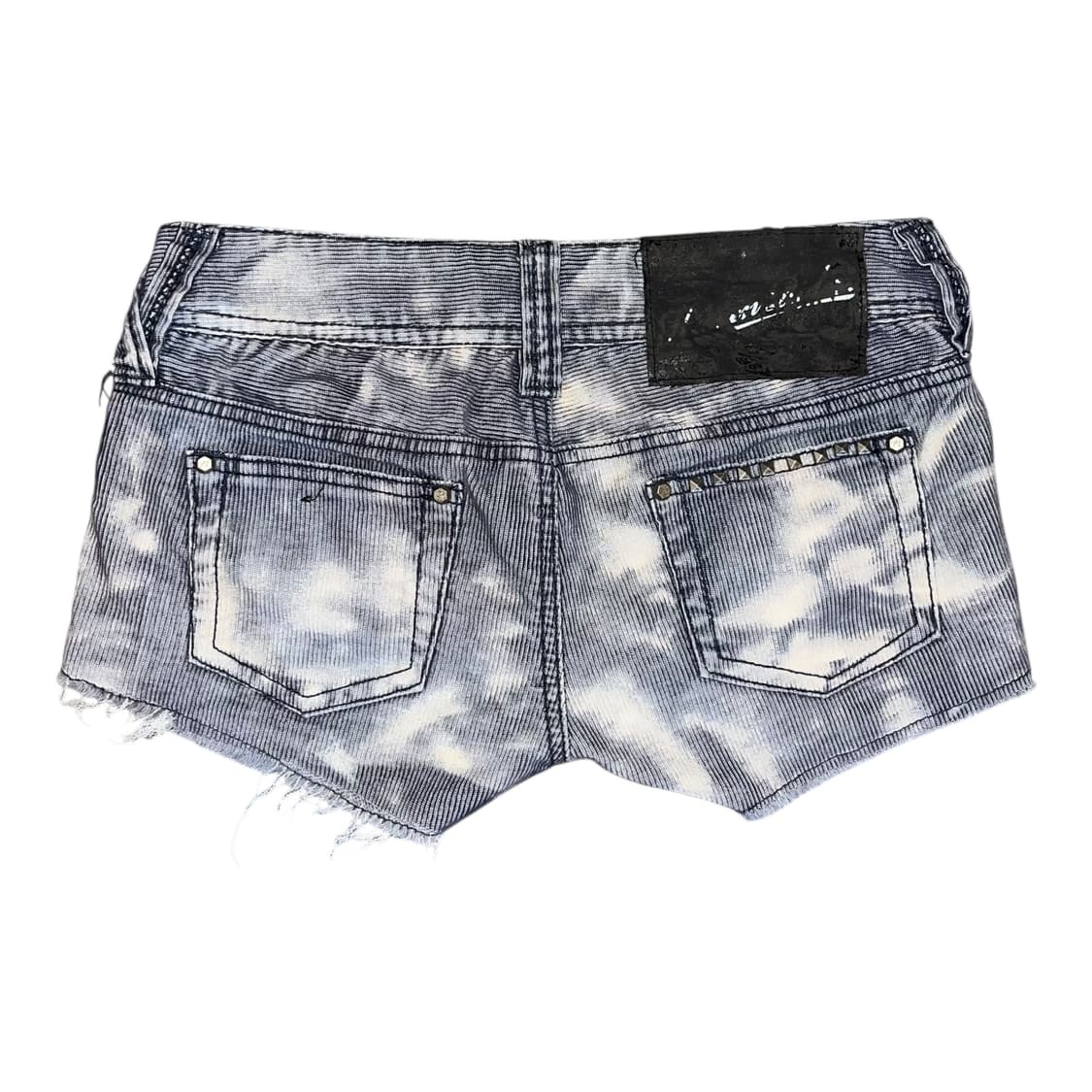 HEAVEN and EARTH 헤븐앤얼스 스트라이프 스터드 숏팬츠 갸루 상품이미지3