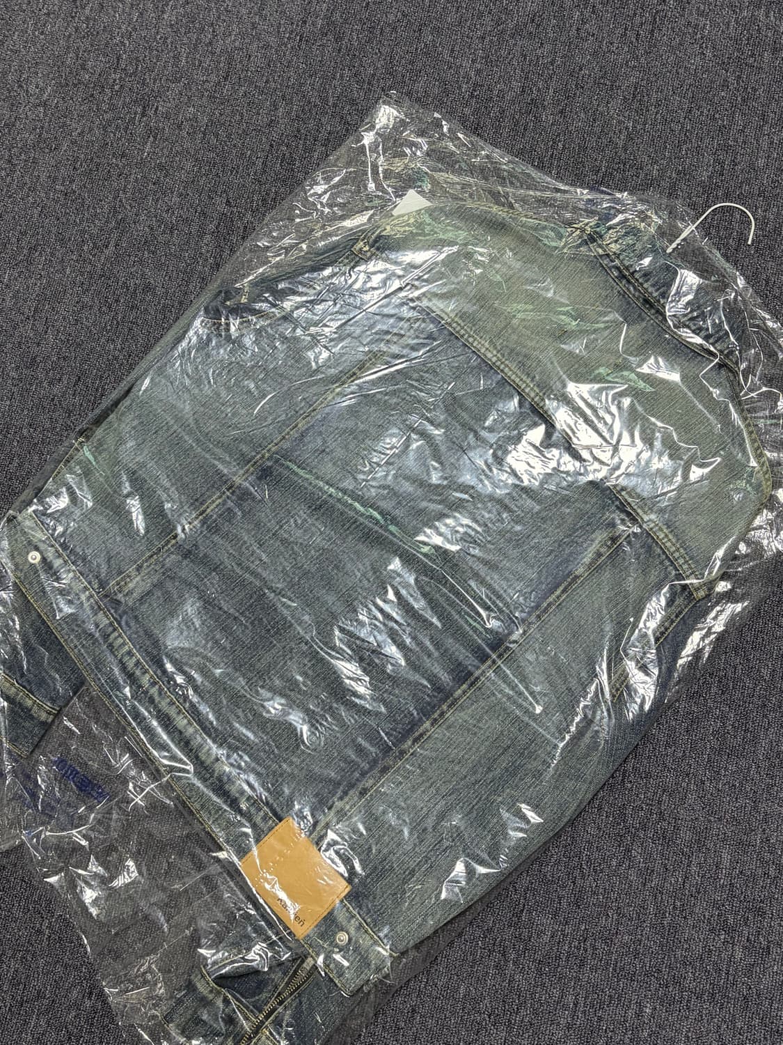 (1 size) 카미엔 크롭 트러커 데님 자켓 상품이미지6