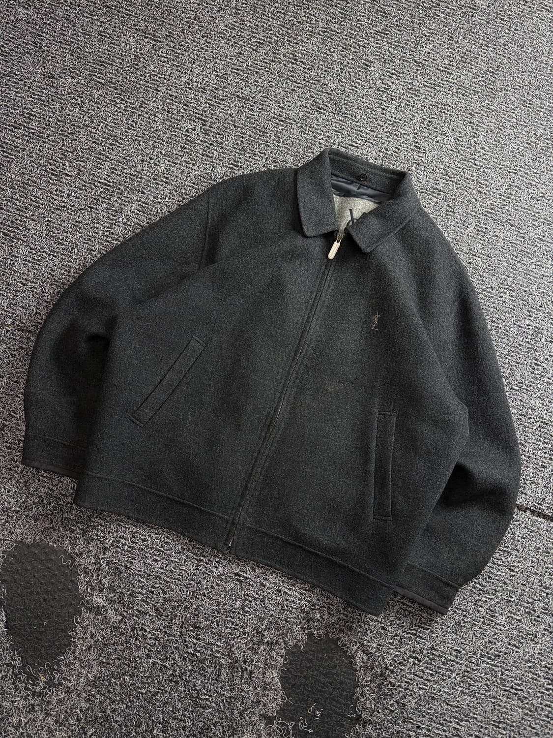 90s YSL 입생로랑 울 해링턴 자켓 3750 상품이미지1