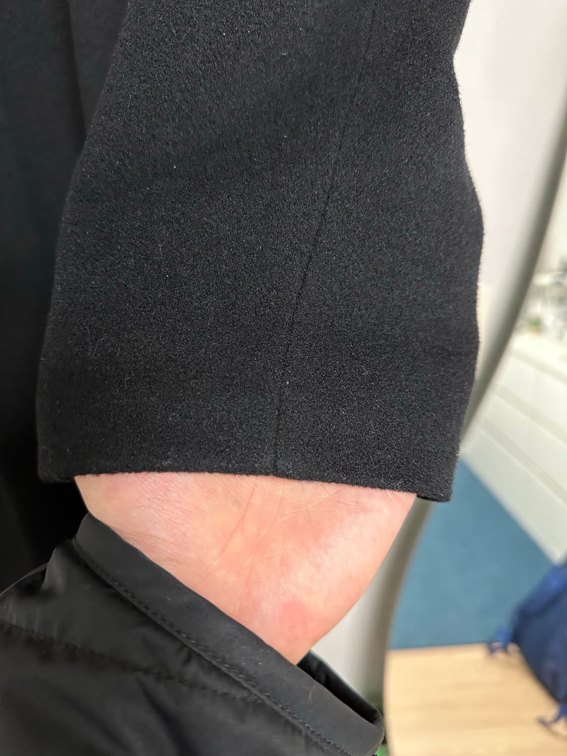 밈 더워드로브 히든 싱글코트 블랙 (100) 상품이미지4