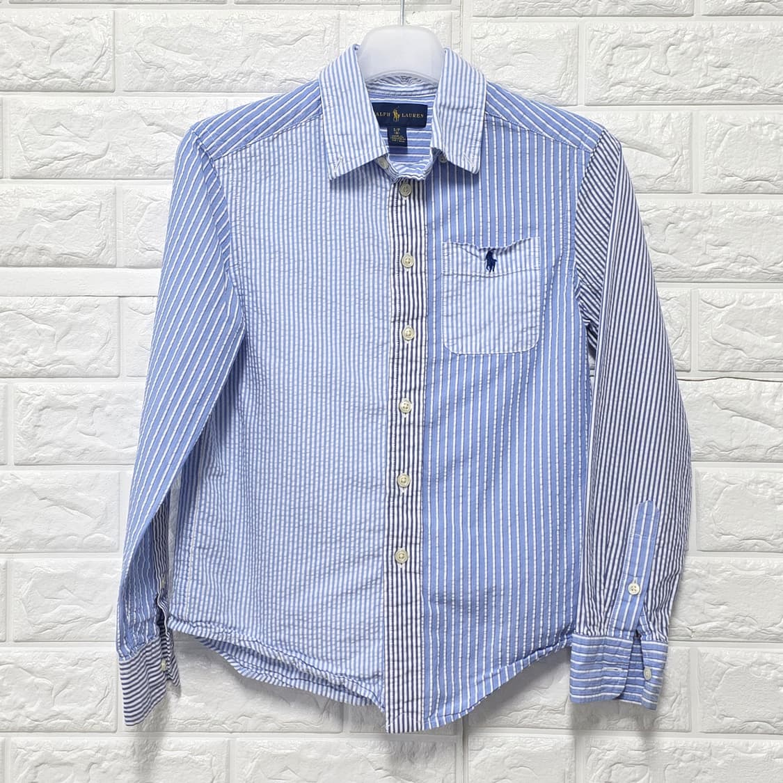 택포) 폴로 랄프로렌 키즈 스트라이프 셔츠 8Y 상품이미지1