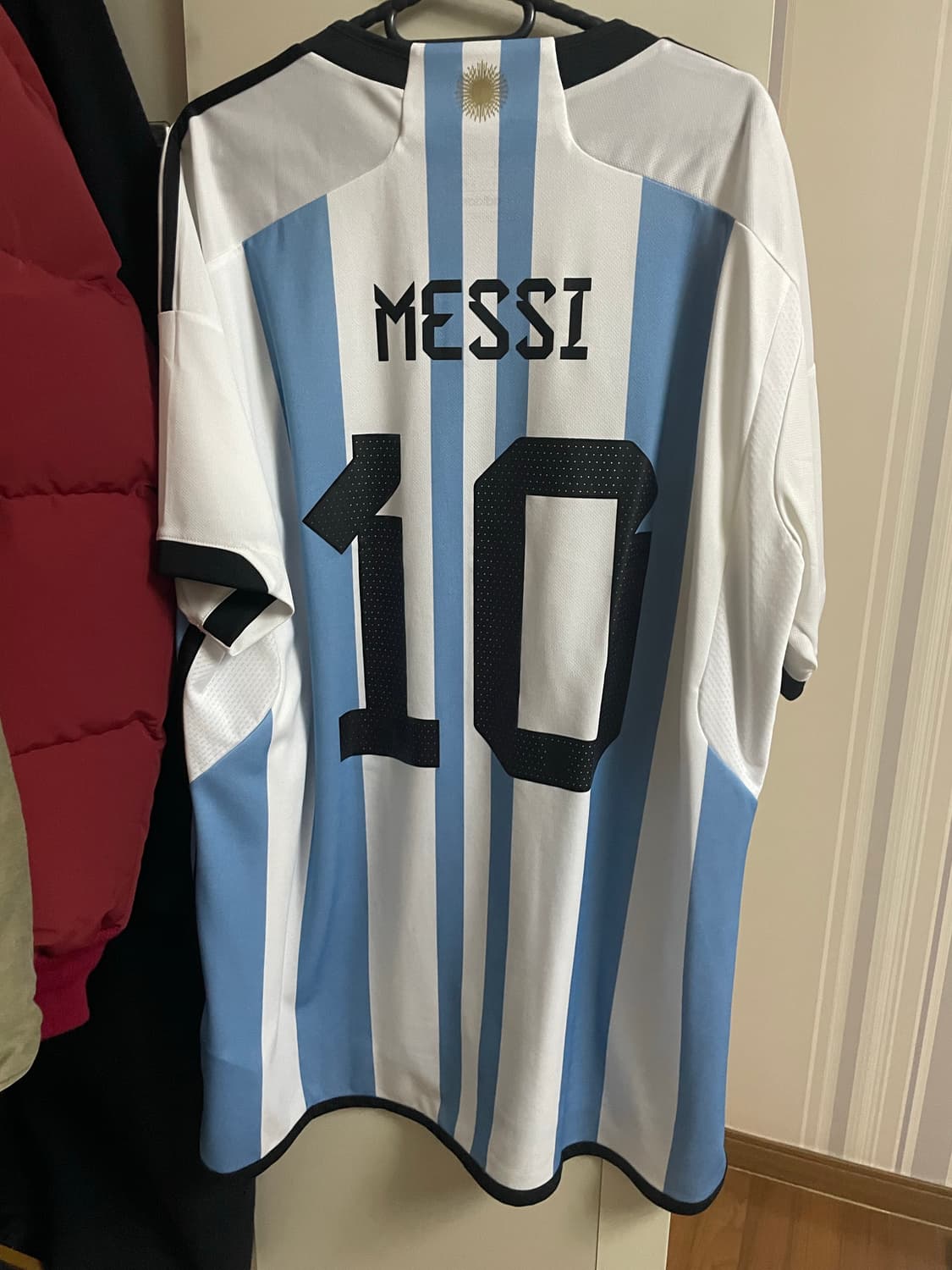 아디다스 아르헨티나 2022 홈 저지 XL 메시 상품이미지3
