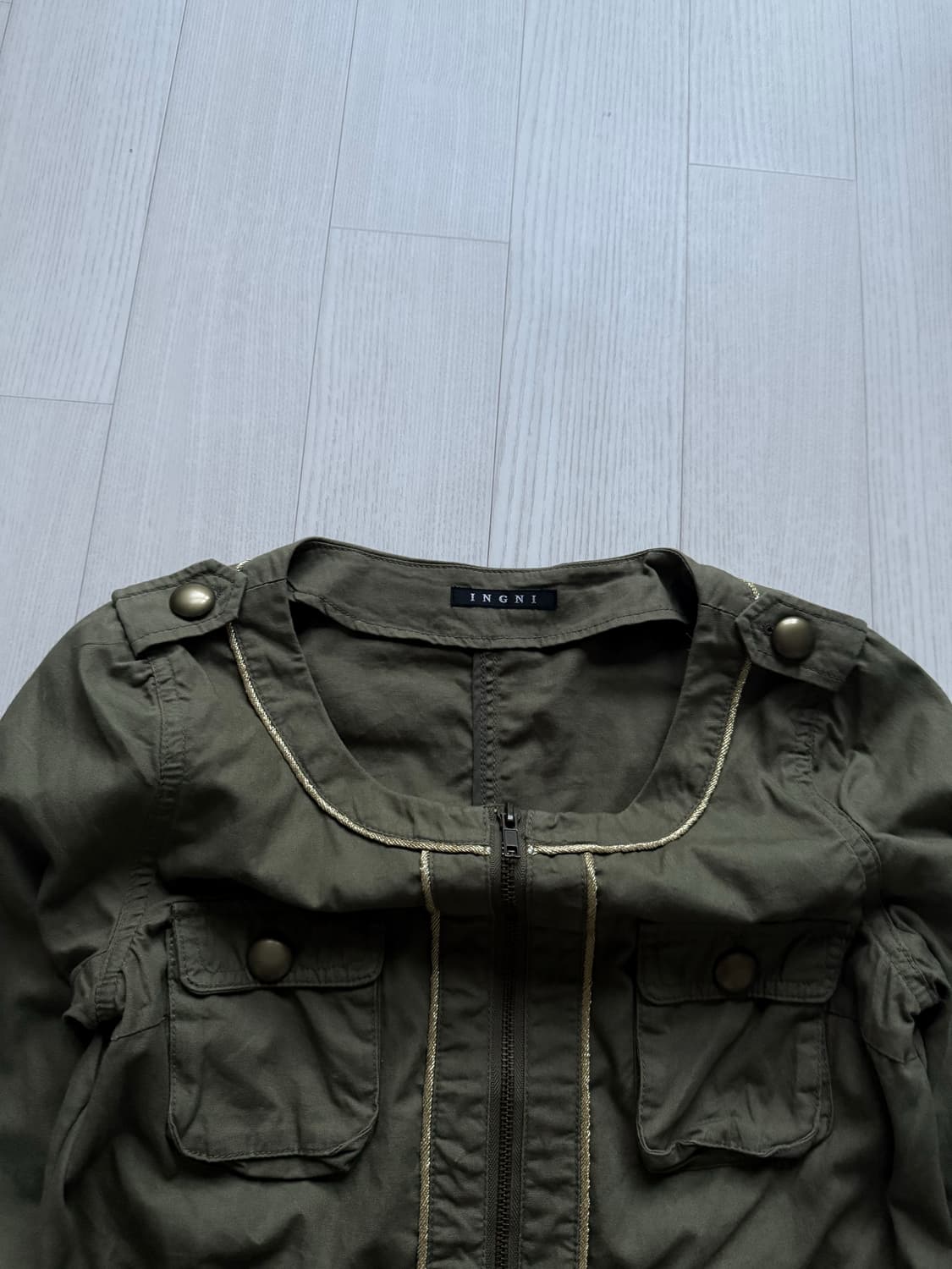 JPN 포켓 카키 자켓 상품이미지9