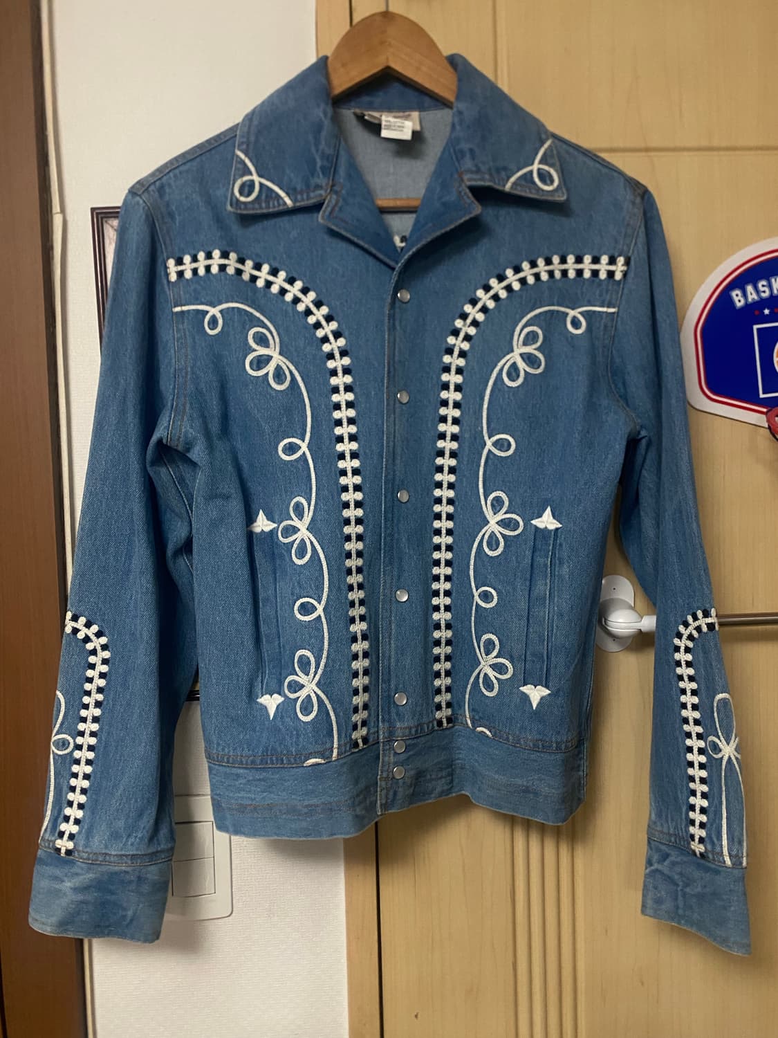 웨스턴 데님 블레로 자켓 판매합니다. 상품이미지1