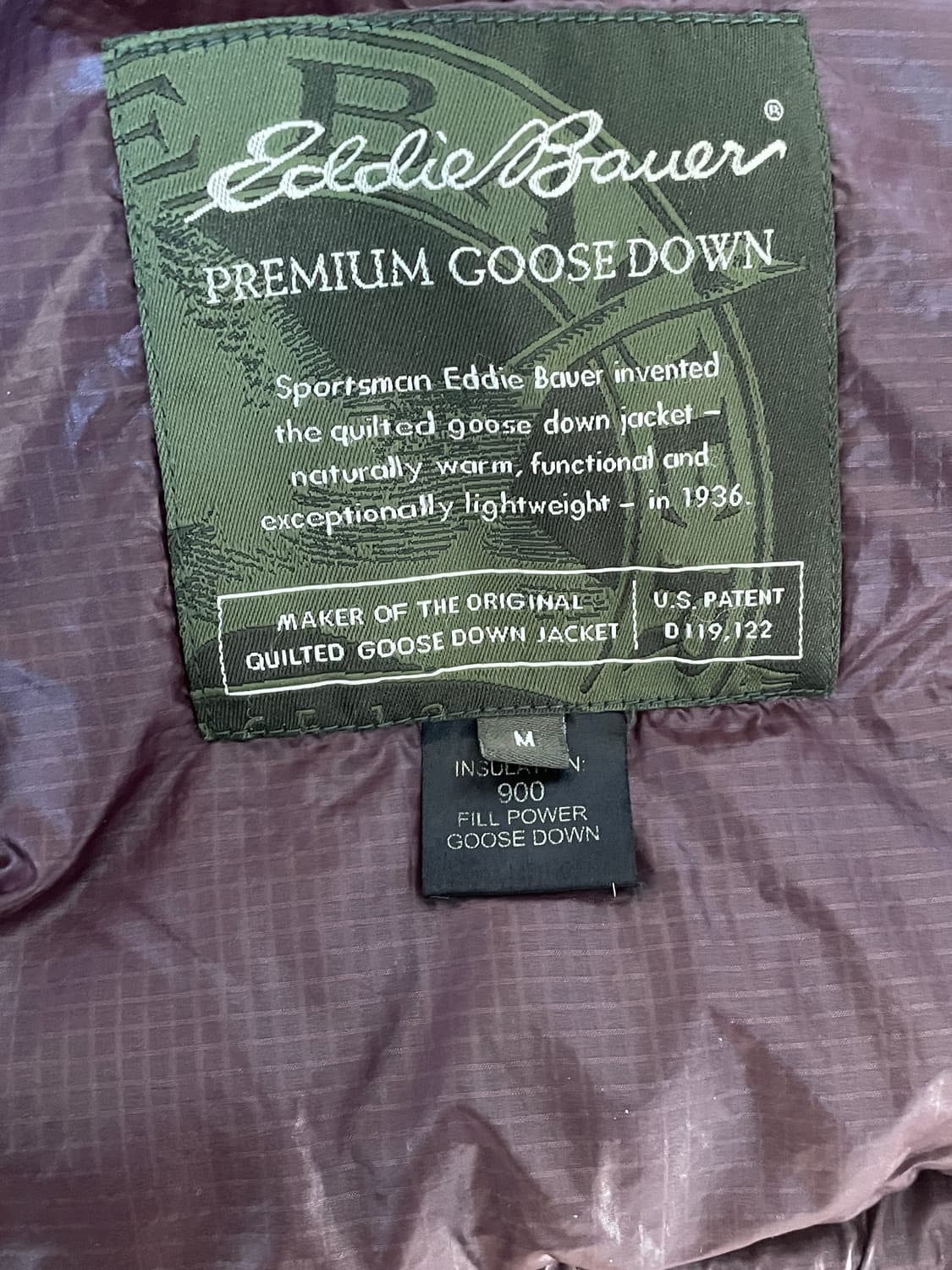 에디바우어 00s 빈티지 900 필파워 구스다운 자켓 경량패딩 상품이미지6