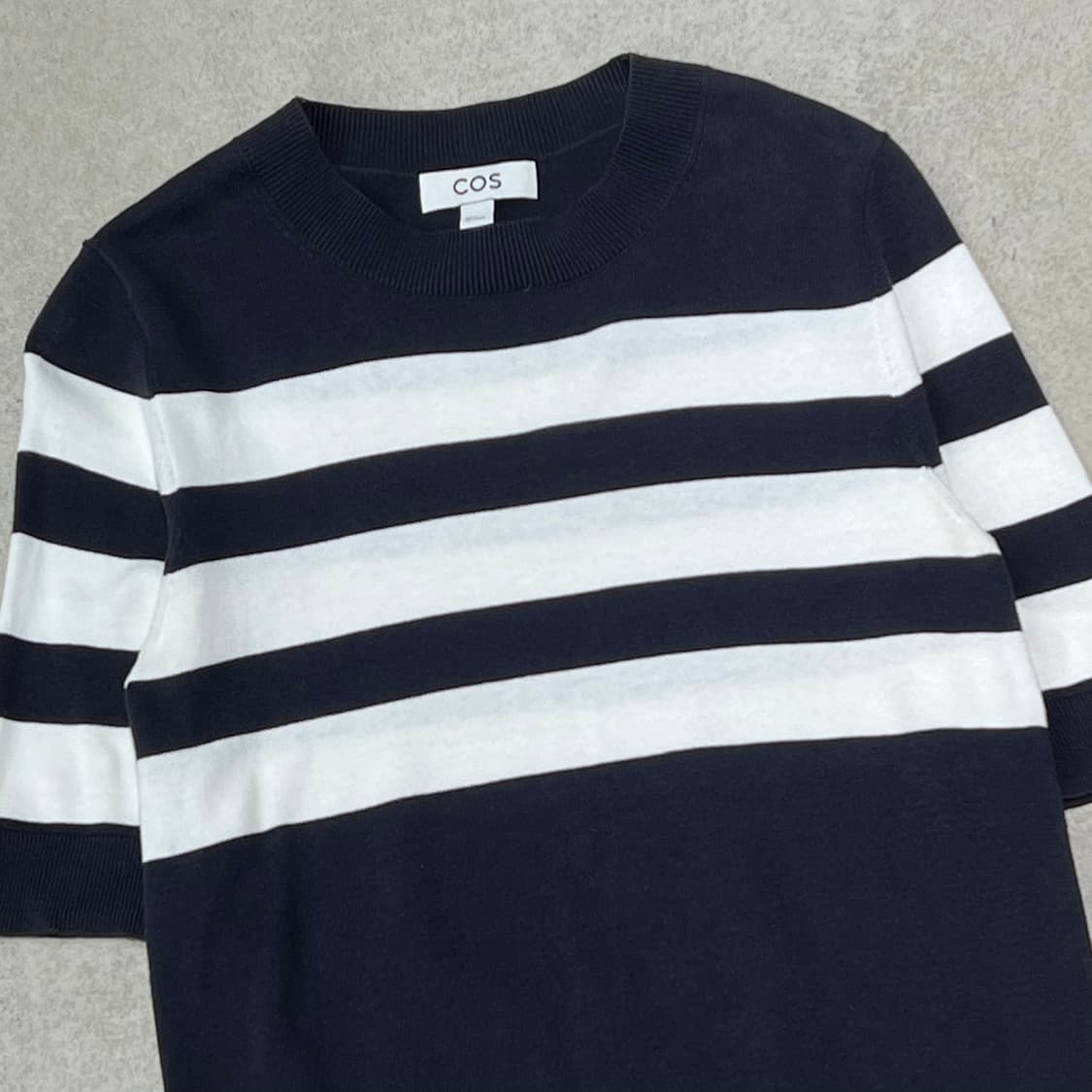 코스 스트라이프 니트반팔티 s10355 상품이미지3