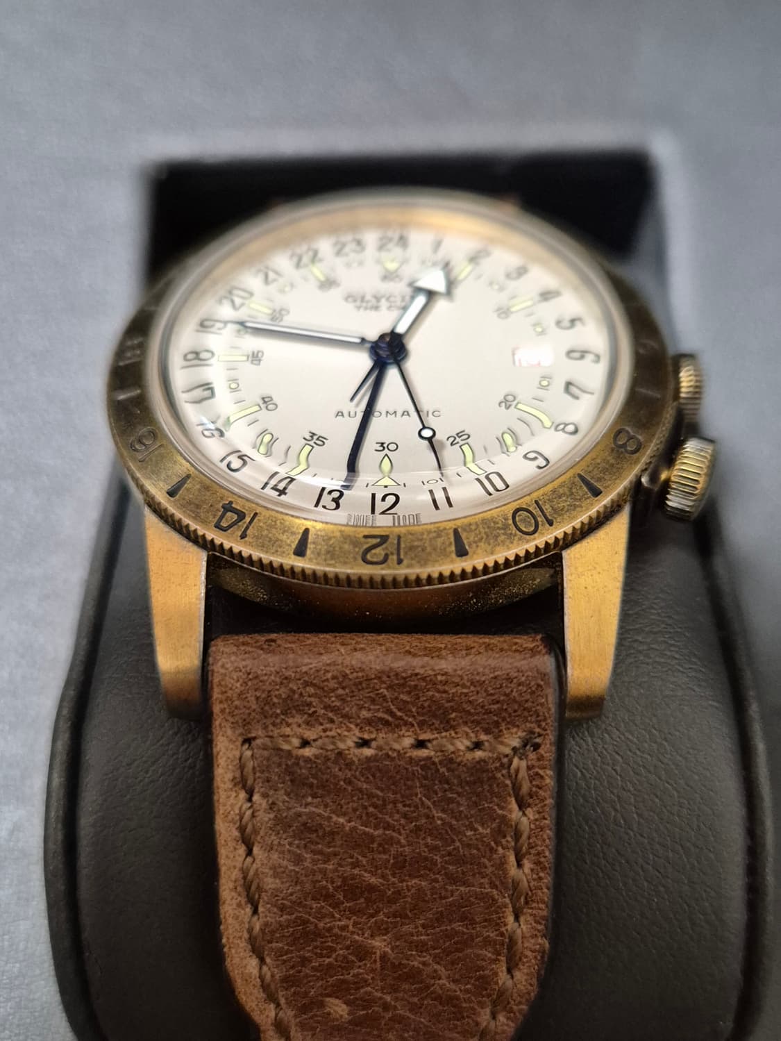 [GLYCINE] 글라이신 Airman The Chief GMT 빈티지 상품이미지7