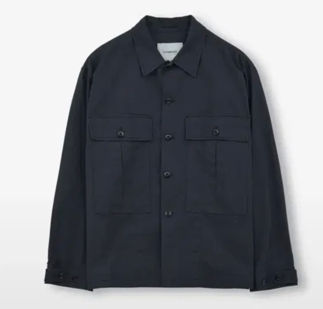 브라운야드 밀리터리 셔츠 자켓 블랙 4 상품이미지1