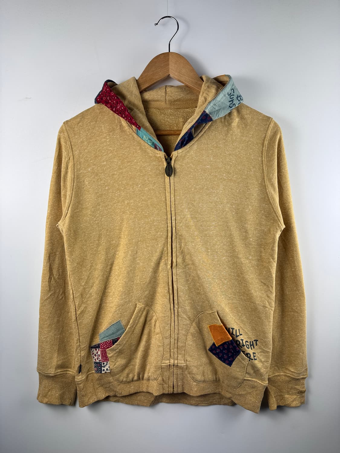 JPN 러프 히피 하구미 패치 후드집업 상품이미지1