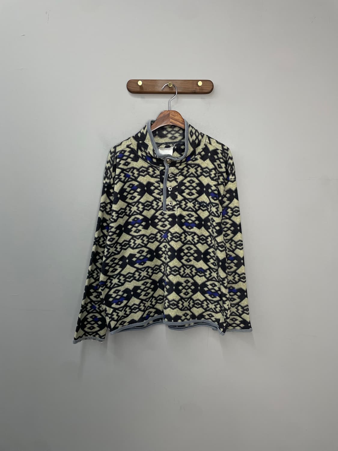 아디다스 에스닉 나바호 아즈텍 패턴 스냅 버튼 풀오버 플리스 H1567 상품이미지2