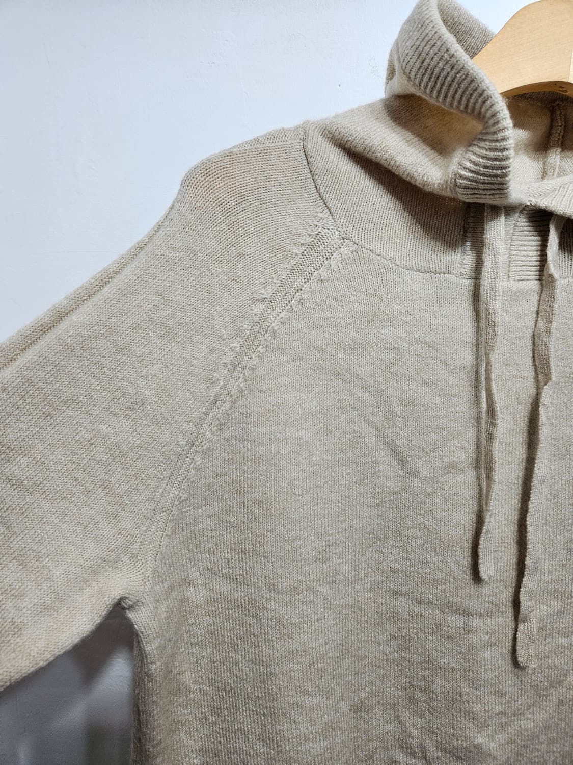 J. BY 오트밀 니트 후드 85(55) 상품이미지3