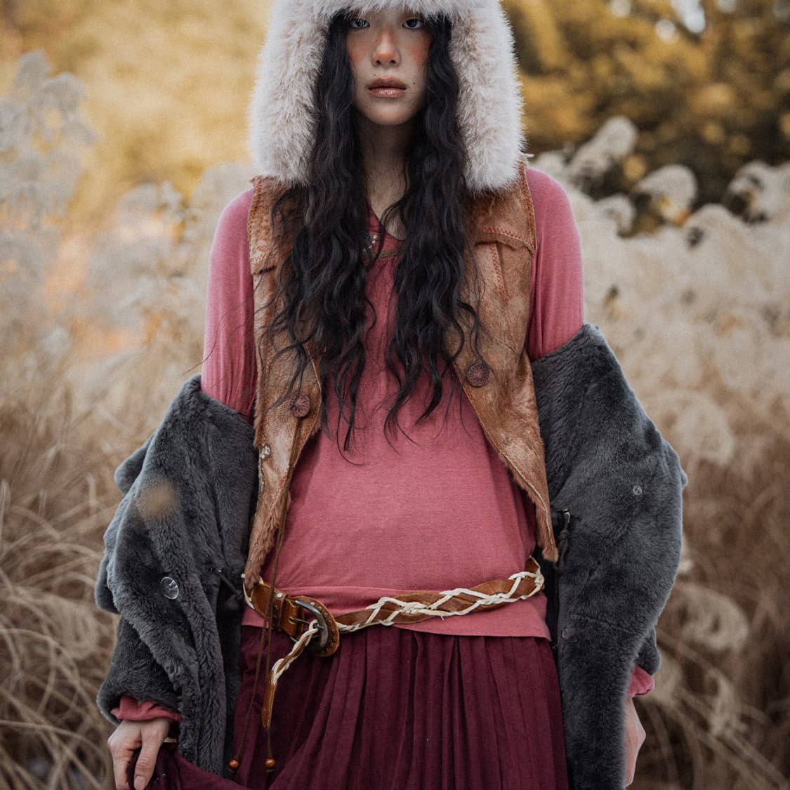 브레이드 초원 레더 벨트 상품이미지7