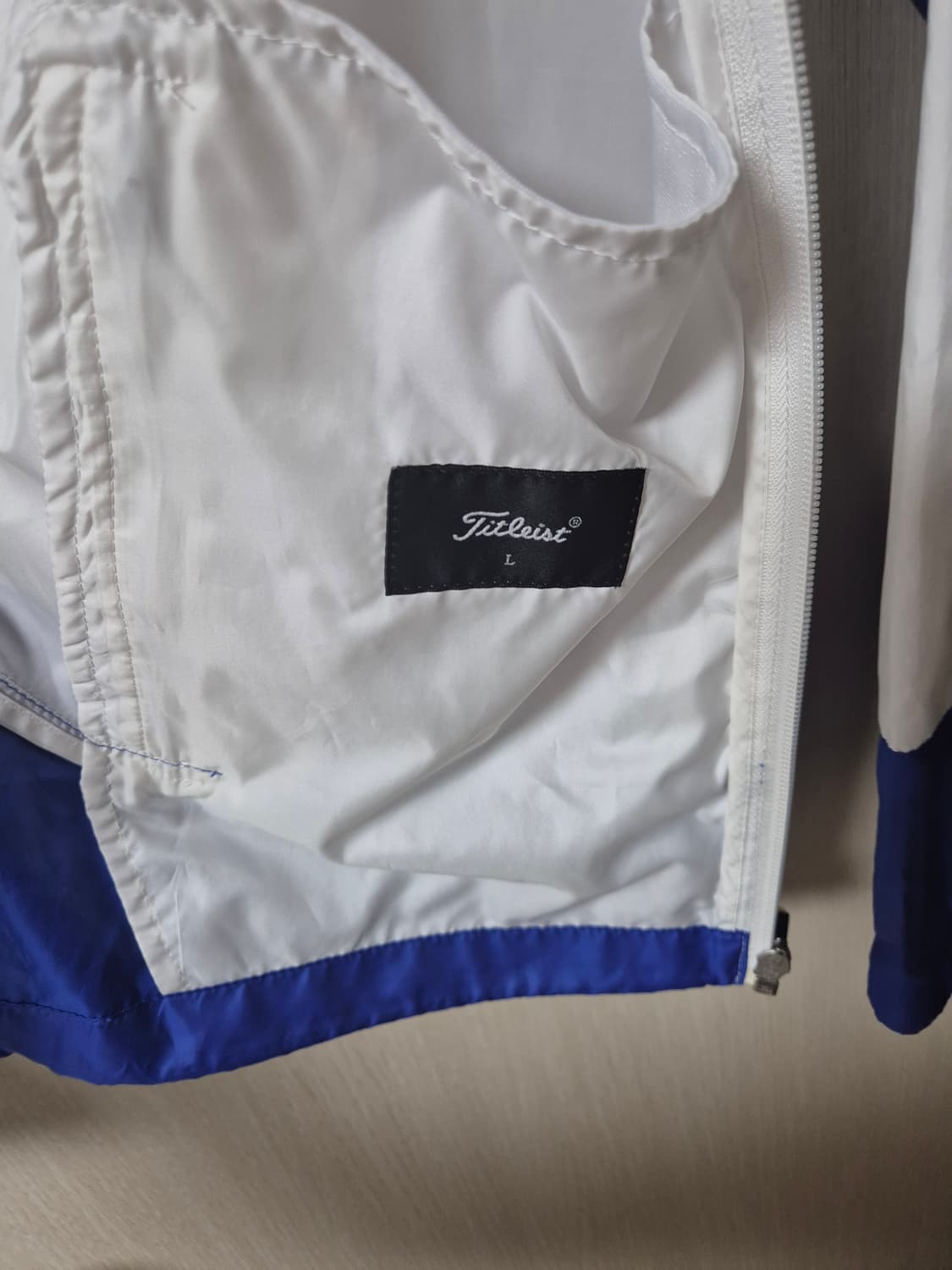 (정품) 타이틀리스트 방풍 경량 바람막이 집업 라지 상품이미지8