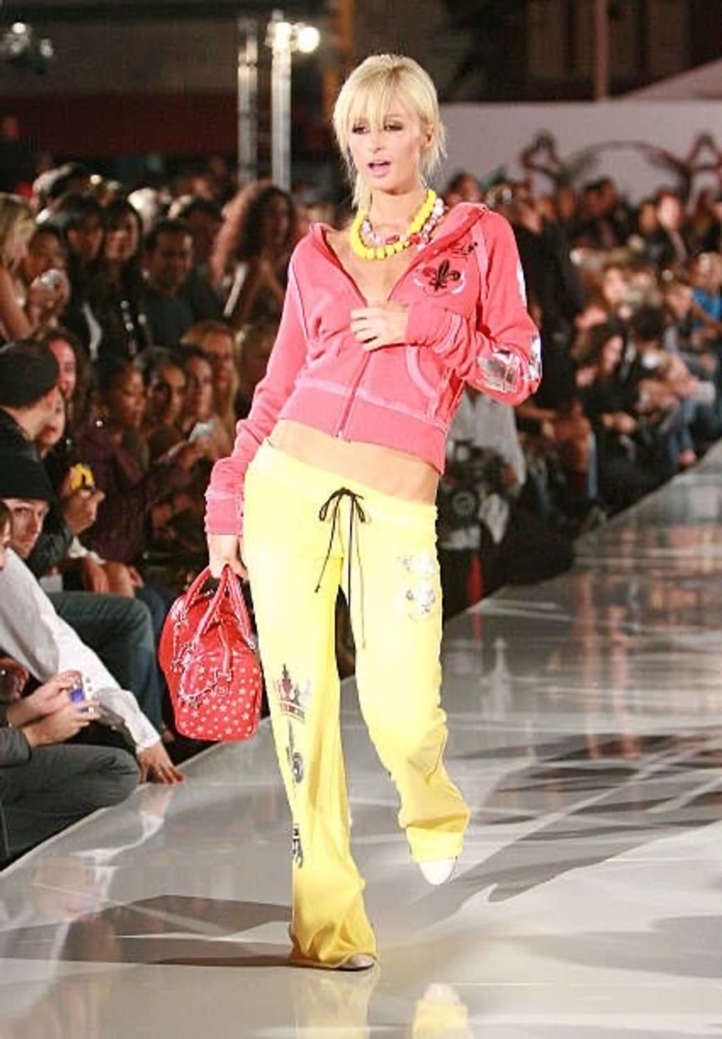 희귀.힐튼맛)) 홀리스터 로우라이즈 트랙팬츠 yellowgreen 상품이미지1