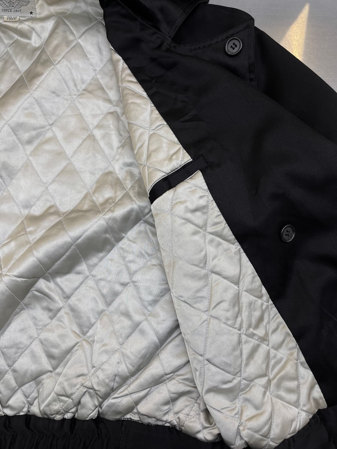 Men’s Vasc 90s 유로피안 크롭드 트렌치 자켓 상품이미지8