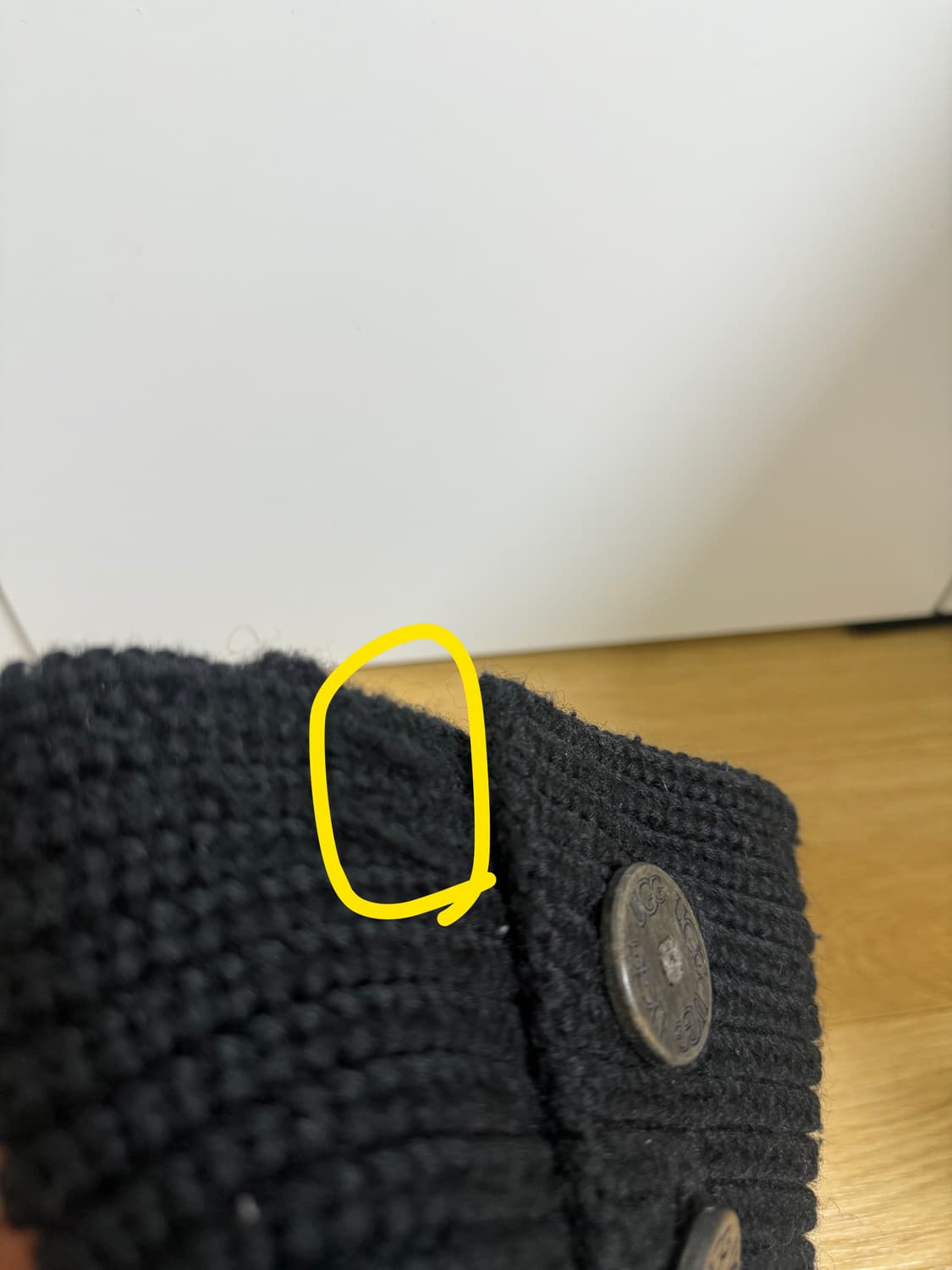 어그 니트 카디 니트 부츠 블랙 250 상품이미지8