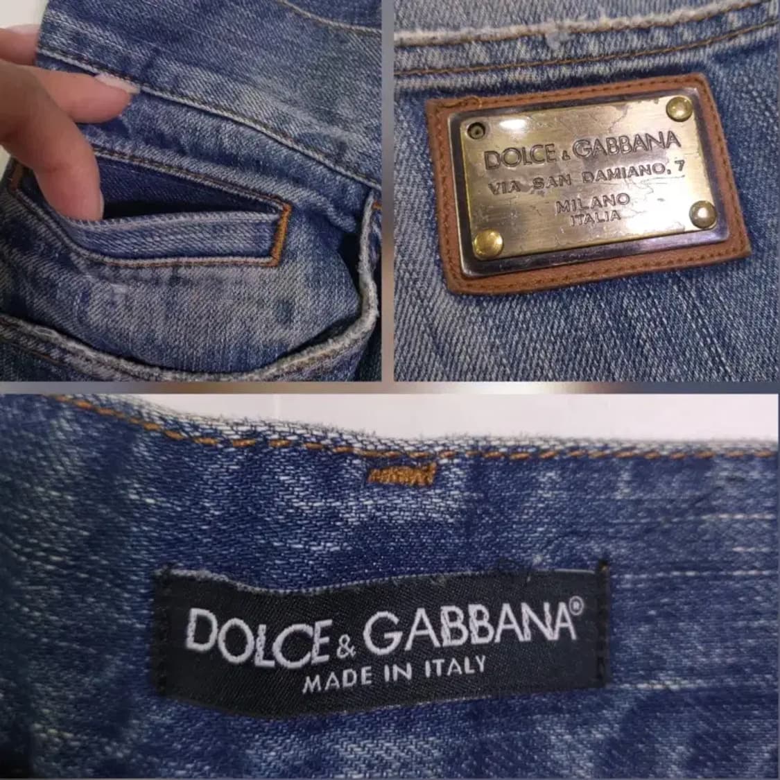 돌체앤가바나 남성 청바지 44사이즈 상품이미지3