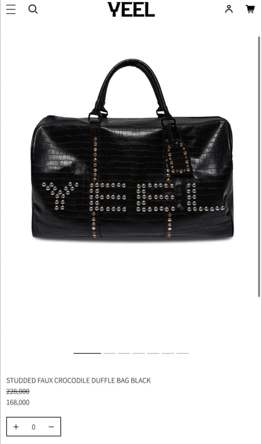 (구매) Yeel 보스턴백  상품이미지1