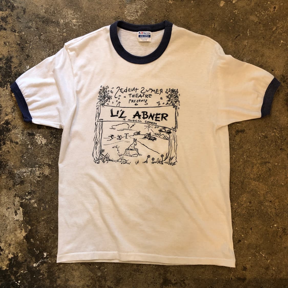 70s~90s Ringer T-shirt-L 상품이미지1