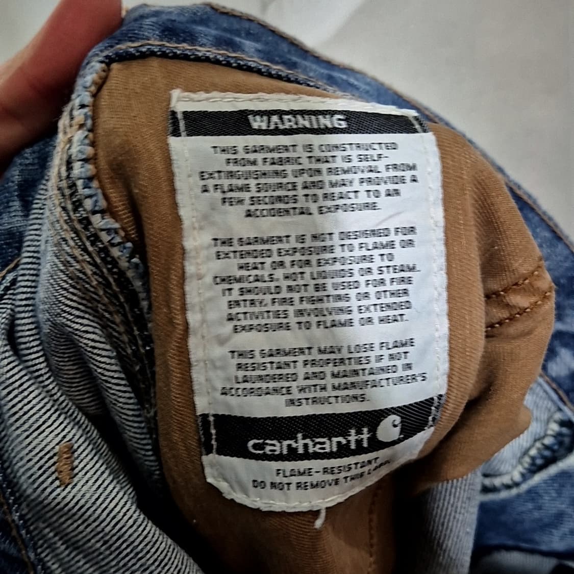 칼하트 FR데님 카펜더 팬츠 상품이미지9