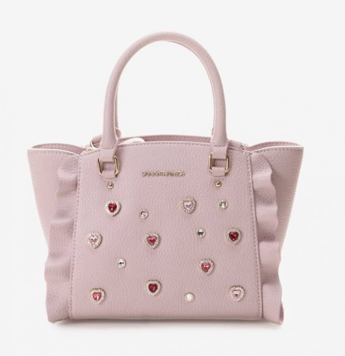 사만사베가 하트 비쥬플래터 프릴 리본스터즈 숄더백 토트백 상품이미지1