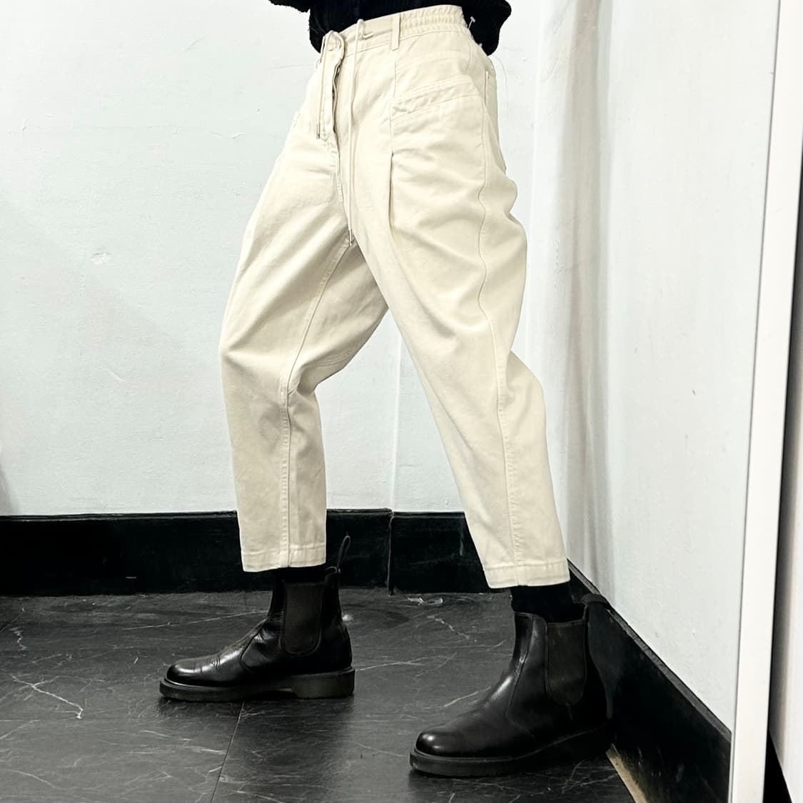 송지오 옴므 코튼 캐롯 팬츠 상품이미지1