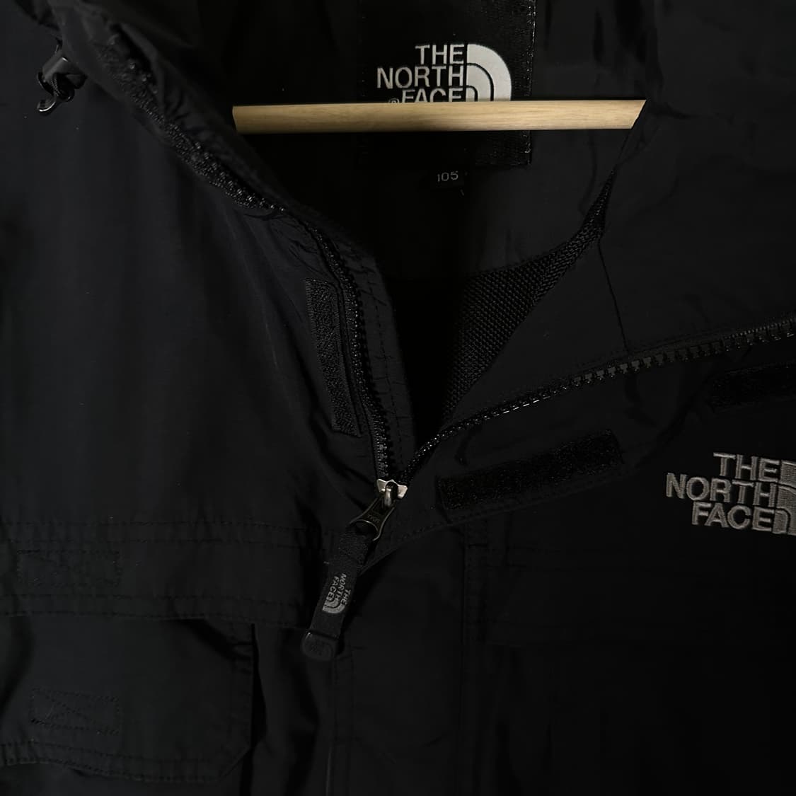 노스페이스 후드 탈부착 바람막이 블랙 105 [013106] 상품이미지5