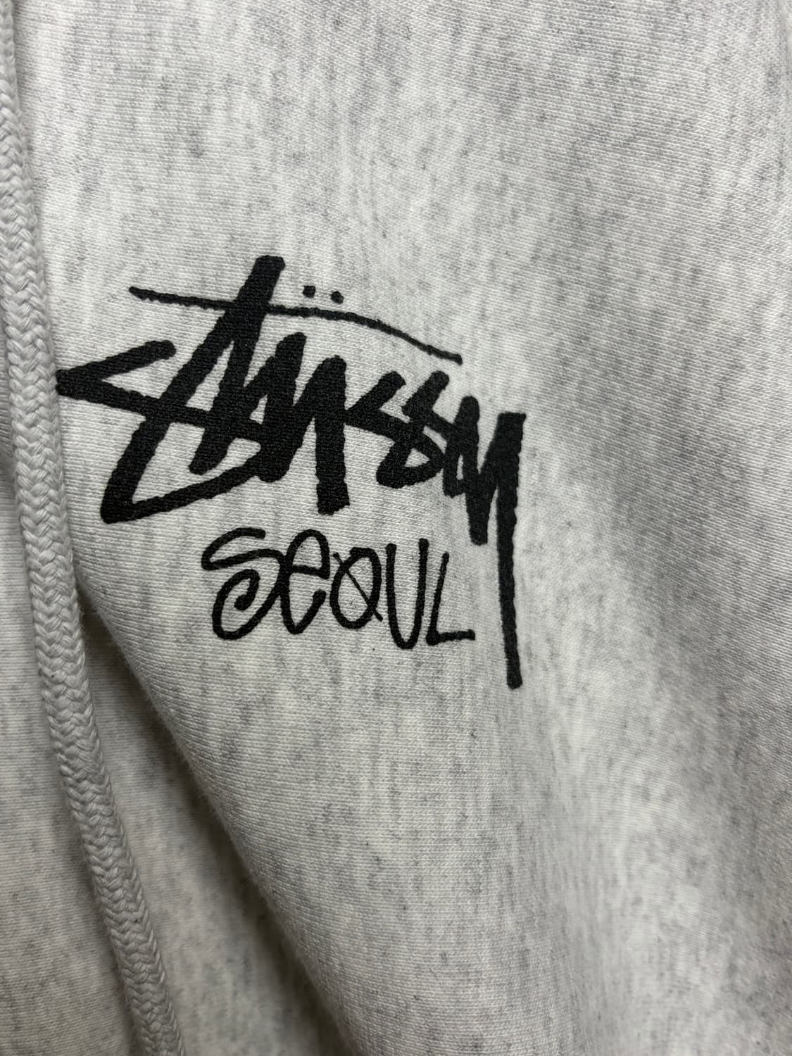 스투시 서울 후드집업 애쉬헤더 xl 상품이미지2