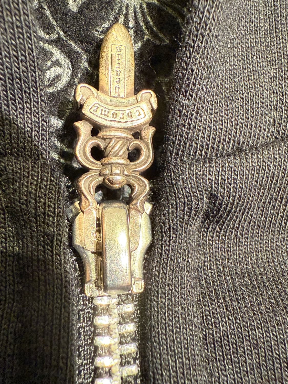 크롬하츠 홀스슈 플로럴 플리스 후디 L 상품이미지4