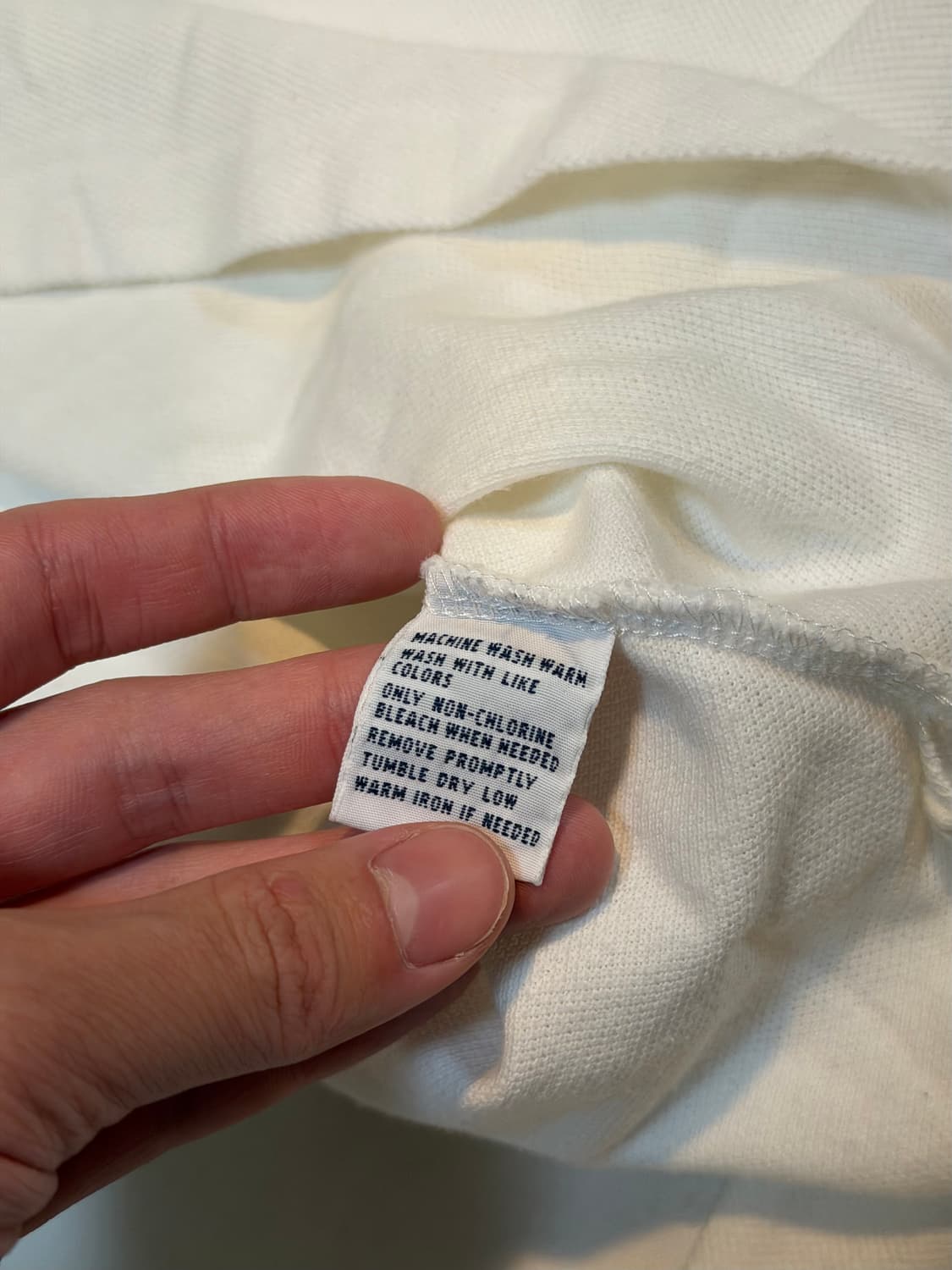 폴로 랄프로렌 빅포니 멀티포니 롱슬리브 카라티 화이트 상품이미지3