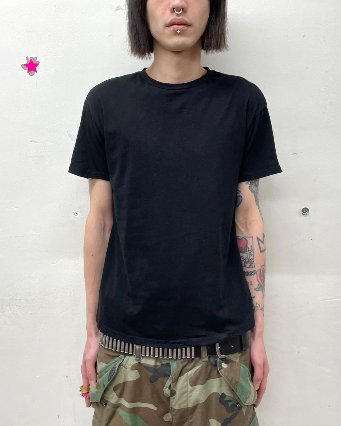 Back wing cubic T-shirt  상품이미지2