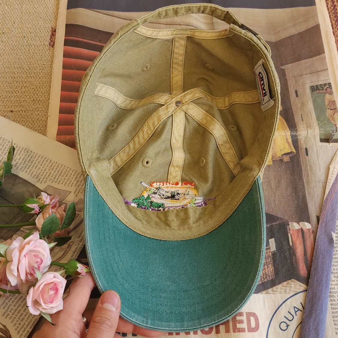 90s 빈티지 캡모자 애니멀 캡모자 트러커캡 미국 빈티지 경비행기 상품이미지5