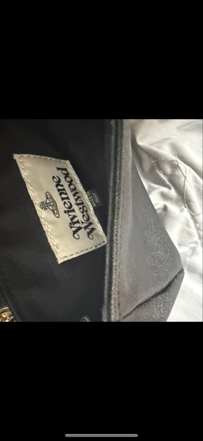 비비안웨스트우드 블랙 체인 가방 상품이미지2