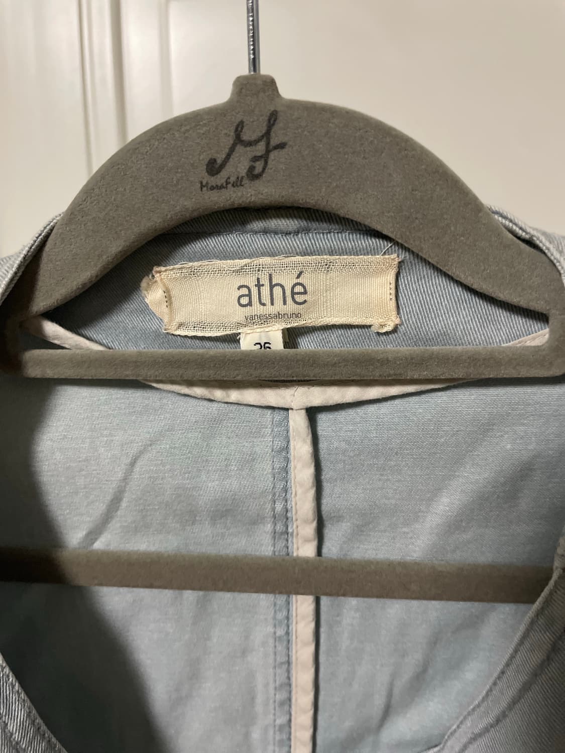 아떼 바네사브루노 코튼 데님 라이더 자켓 상품이미지5