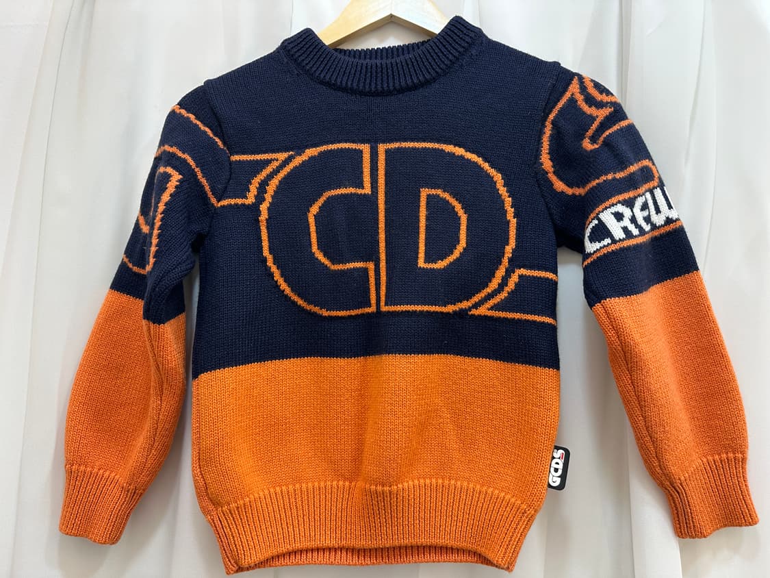 GCDS mini 오렌지네이비 니트 상품이미지1