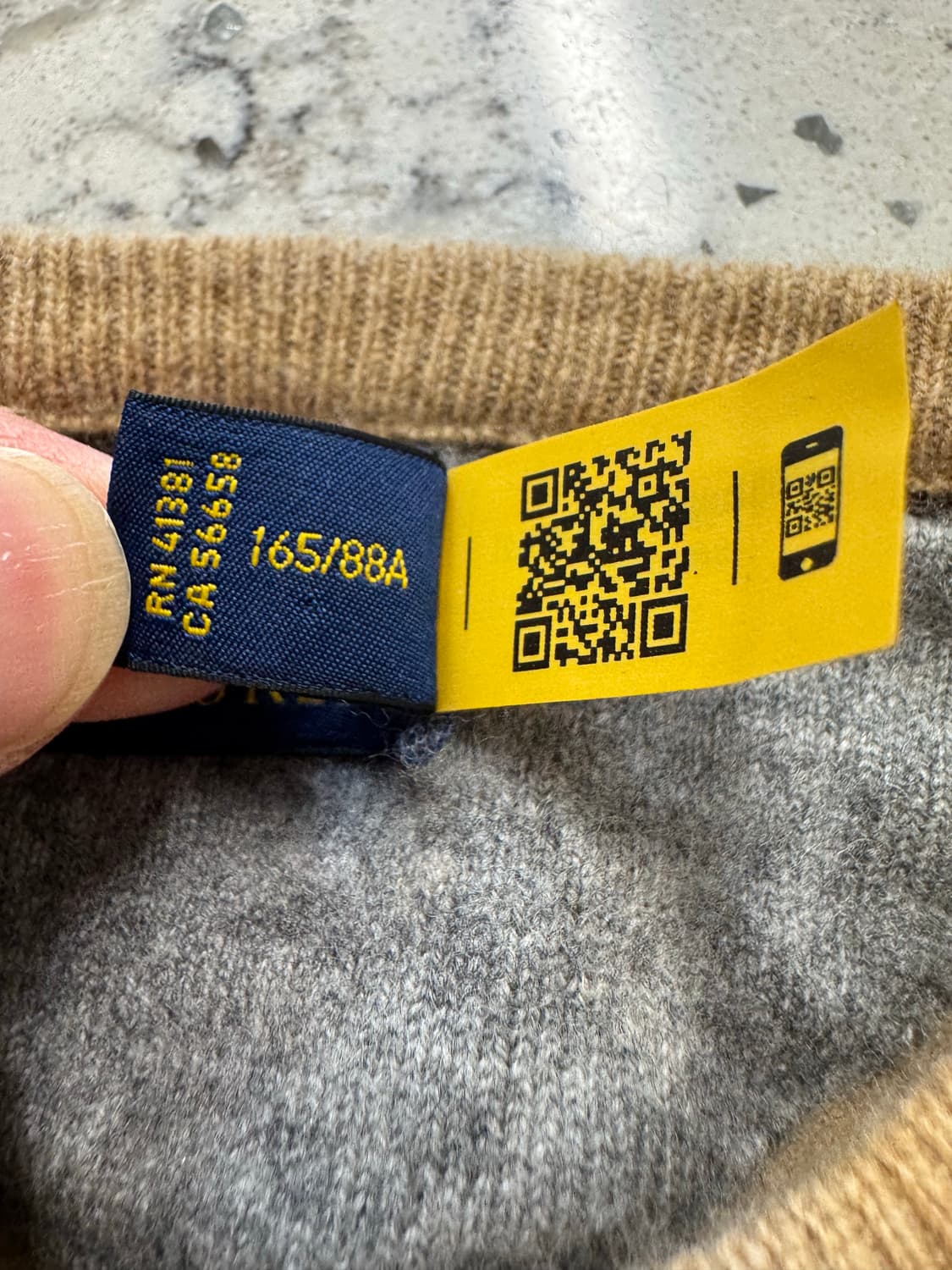 폴로 랄프로렌 울 니트 XS사이즈 상품이미지6