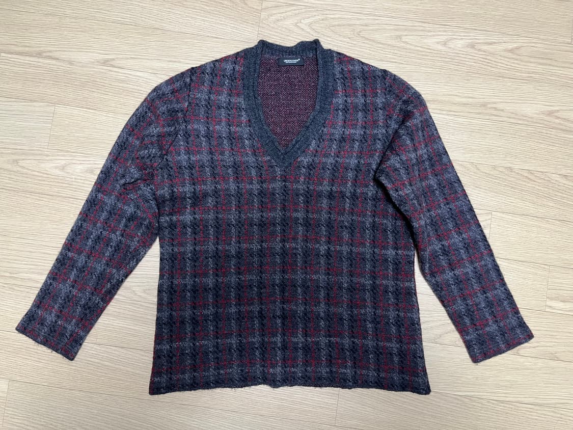 언더커버 울100 브이넥 니트 (L) 상품이미지1