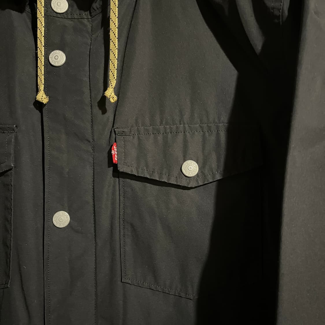 리바이스 폴리쉘 후드 자켓 블랙 상품이미지6