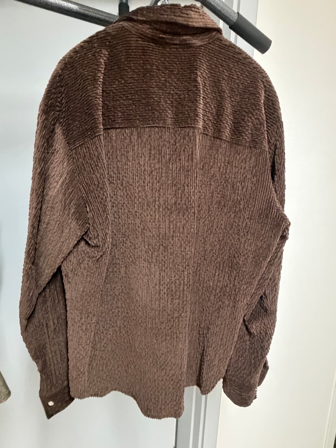 노이어 웨이브 집업 셔츠 자켓 브리운 48 상품이미지3